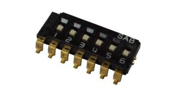 SPDT Multi-pole slide switch (One Common): SMD Lead