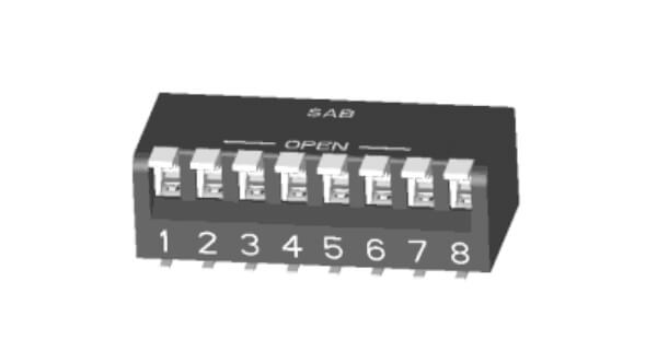 New Miniature Piano Type DIP Switch: SMD Lead