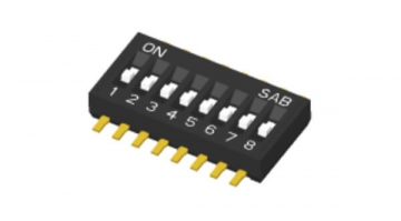 Half Pitch DIP Switch: 1.27mm Flat Lead